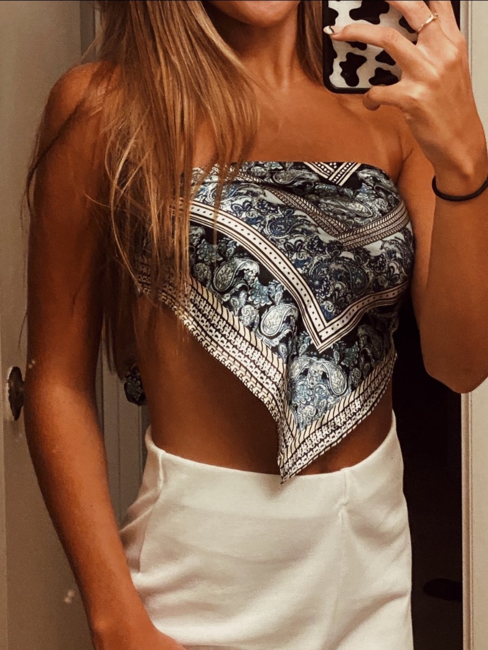 Paisley Bandana Top